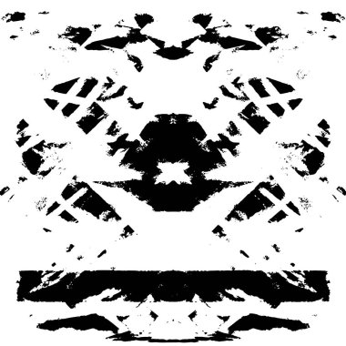 siyah ve beyaz grunge kirli vintage monokrom çizimi