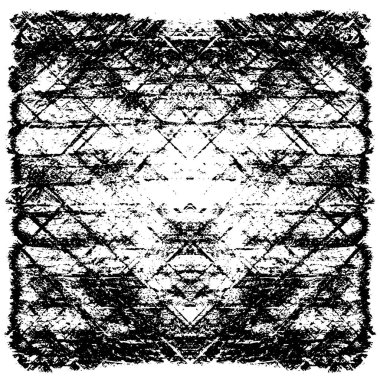 siyah ve beyaz grunge kirli vintage monokrom çizimi