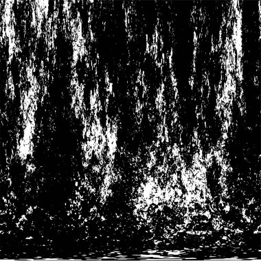 siyah ve beyaz grunge kirli vintage monokrom çizimi