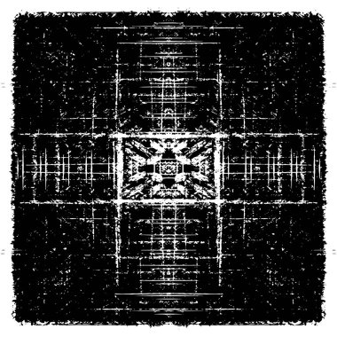 siyah ve beyaz grunge kirli vintage monokrom çizimi