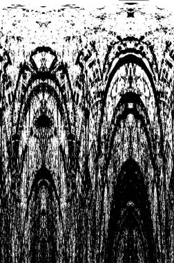 siyah ve beyaz grunge kirli vintage monokrom çizimi