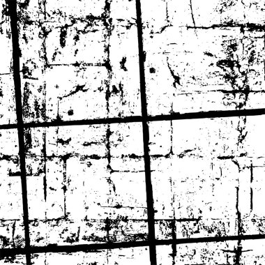 siyah ve beyaz grunge kirli vintage monokrom çizimi