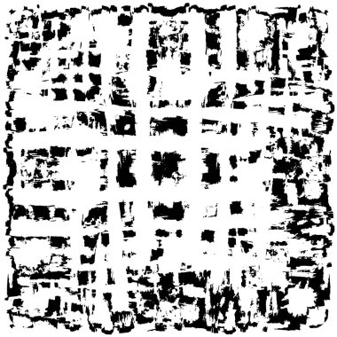 siyah ve beyaz grunge kirli vintage monokrom çizimi