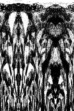 siyah ve beyaz grunge kirli vintage monokrom çizimi