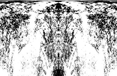 Siyah beyaz dokuda sıkıntılı arkaplan, soyut vektör çizimi