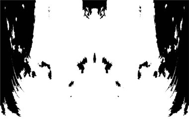 Siyah beyaz dokuda sıkıntılı arkaplan, soyut vektör çizimi