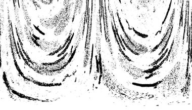 Siyah beyaz dokuda sıkıntılı arkaplan, soyut vektör çizimi