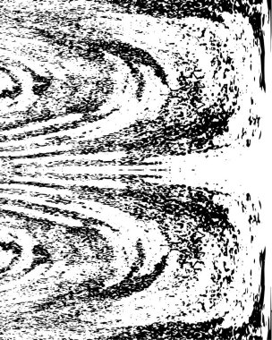 Siyah beyaz dokuda sıkıntılı arkaplan, soyut vektör çizimi