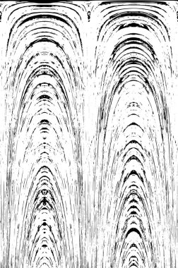 Siyah beyaz dokuda sıkıntılı arkaplan, soyut vektör çizimi