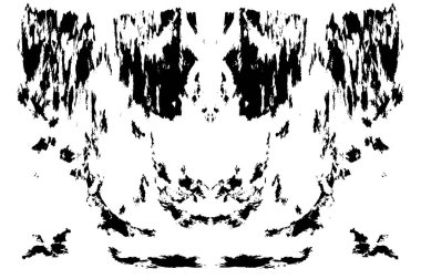 Siyah beyaz dokuda sıkıntılı arkaplan, soyut vektör çizimi