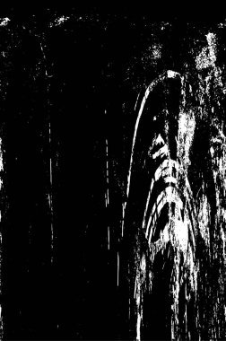 Siyah beyaz dokuda sıkıntılı arkaplan, soyut vektör çizimi