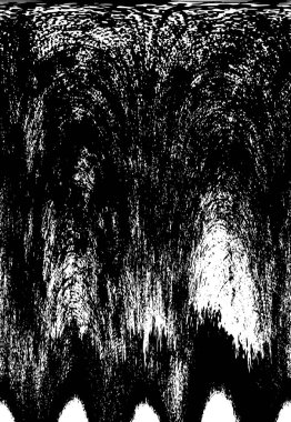 Siyah beyaz dokuda sıkıntılı arkaplan, soyut vektör çizimi