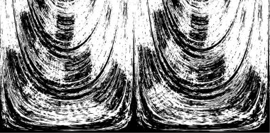 Siyah beyaz dokuda sıkıntılı arkaplan, soyut vektör çizimi