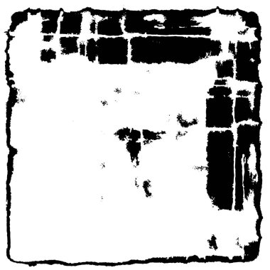 Siyah beyaz dokuda sıkıntılı arkaplan, soyut vektör çizimi