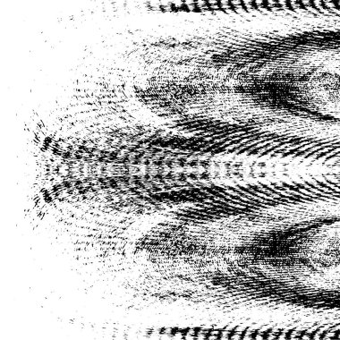 Siyah beyaz dokuda sıkıntılı arkaplan, soyut vektör çizimi