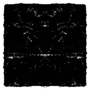 Siyah beyaz dokuda sıkıntılı arkaplan, soyut vektör çizimi