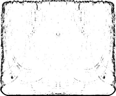 Grunge dikey olarak simetrik siyah beyaz doku. Tek renkli yıpranmış kaplama deseni. 
