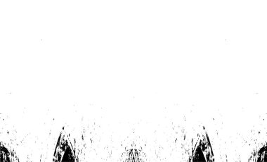 Grunge dikey olarak simetrik siyah beyaz doku. Tek renkli yıpranmış kaplama deseni. 