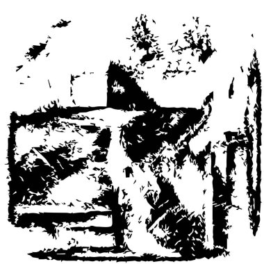 siyah ve beyaz desenli arka plan, soyut illüstrasyon 