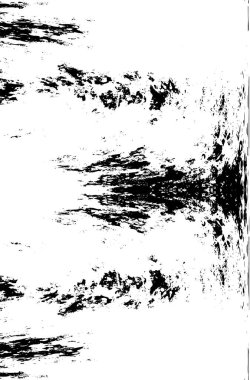 Çizik ve çiziklerle dolu siyah beyaz bir arka plan. Soyut vektör illüstrasyonu. 