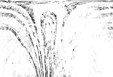 Çizik ve çiziklerle dolu siyah beyaz bir arka plan. Soyut vektör illüstrasyonu. 