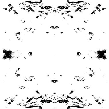 Çizik ve çiziklerle dolu siyah beyaz bir arka plan. Soyut vektör illüstrasyonu. 