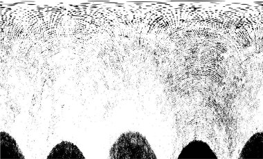 Çizik ve çiziklerle dolu siyah beyaz bir arka plan. Soyut vektör illüstrasyonu. 