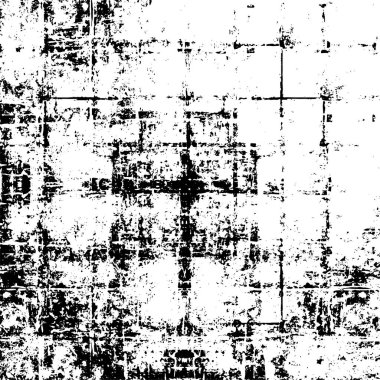 Çizik ve çiziklerle dolu siyah beyaz bir arka plan. Soyut vektör illüstrasyonu. 