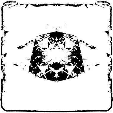 Çizik ve çiziklerle dolu siyah beyaz bir arka plan. Soyut vektör illüstrasyonu. 