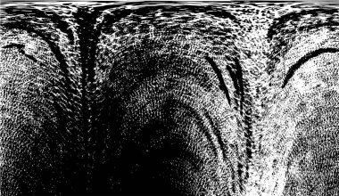 Çizik ve çiziklerle dolu siyah beyaz bir arka plan. Soyut vektör illüstrasyonu. 