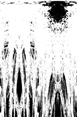 Çizik ve çiziklerle dolu siyah beyaz bir arka plan. Soyut vektör illüstrasyonu. 