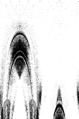 Çizik ve çiziklerle dolu siyah beyaz bir arka plan. Soyut vektör illüstrasyonu. 