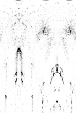 Çizik ve çiziklerle dolu siyah beyaz bir arka plan. Soyut vektör illüstrasyonu. 
