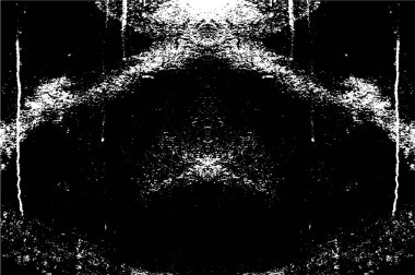 Çizik ve çiziklerle dolu siyah beyaz bir arka plan. Soyut vektör illüstrasyonu. 