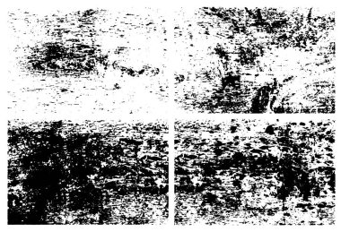 Çizik ve çiziklerle dolu siyah beyaz bir arka plan. Soyut vektör illüstrasyonu. 