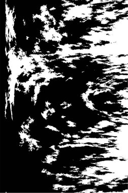 Çizik ve çiziklerle dolu siyah beyaz bir arka plan. Soyut vektör illüstrasyonu. 