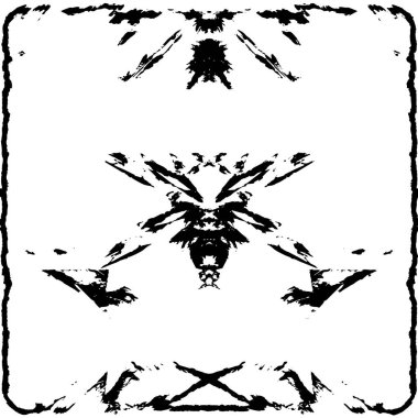 Çizik ve çiziklerle dolu siyah beyaz bir arka plan. Soyut vektör illüstrasyonu. 