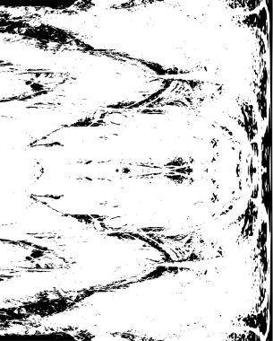 Çizik ve çiziklerle dolu siyah beyaz bir arka plan. Soyut vektör illüstrasyonu. 