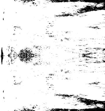 Çizik ve çiziklerle dolu siyah beyaz bir arka plan. Soyut vektör illüstrasyonu. 