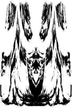 Çizik ve çiziklerle dolu siyah beyaz bir arka plan. Soyut vektör illüstrasyonu. 