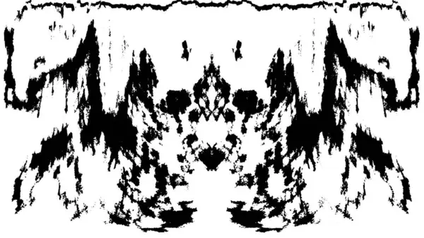 Grunge dikey olarak simetrik siyah beyaz doku. Tek renkli yıpranmış kaplama deseni. 