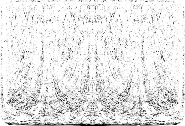 Grunge dikey olarak simetrik siyah beyaz doku. Tek renkli yıpranmış kaplama deseni. 