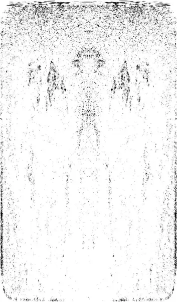 Grunge dikey olarak simetrik siyah beyaz doku. Tek renkli yıpranmış kaplama deseni. 