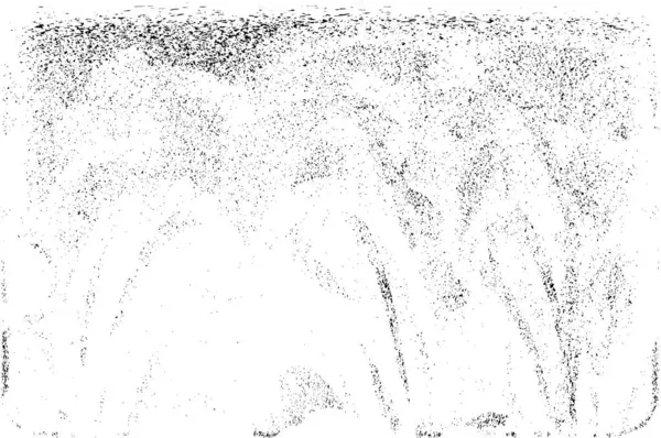 Grunge Siyah ve Beyaz Şehir Vektör Doku Şablonu. Çatlakların, lekelerin, çiplerin, çizgilerin koyu arkaplanı.