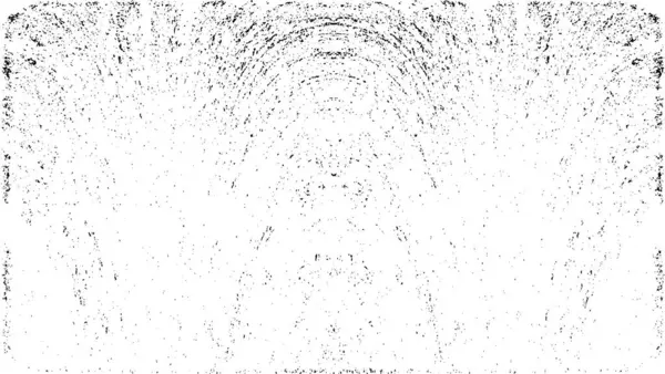 Grunge Siyah ve Beyaz Şehir Vektör Doku Şablonu. Çatlakların, lekelerin, çiplerin, çizgilerin koyu arkaplanı.