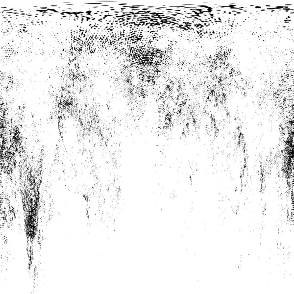 Grunge Siyah ve Beyaz Şehir Vektör Doku Şablonu. Çatlakların, lekelerin, çiplerin, çizgilerin koyu arkaplanı.