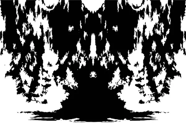 Grunge Siyah ve Beyaz Şehir Vektör Doku Şablonu. Çatlakların, lekelerin, çiplerin, çizgilerin koyu arkaplanı.