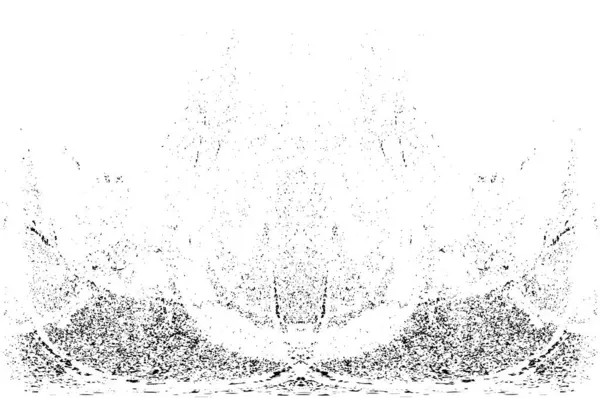 Grunge dikey olarak simetrik siyah beyaz doku. Tek renkli yıpranmış kaplama deseni. 