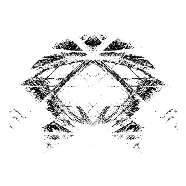 siyah ve beyaz grunge monokrom çizimi