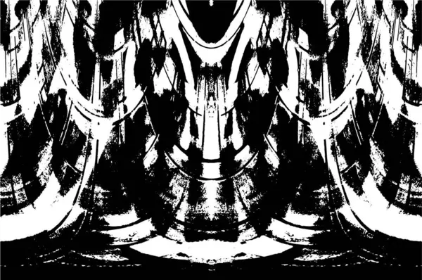 siyah ve beyaz grunge monokrom çizimi